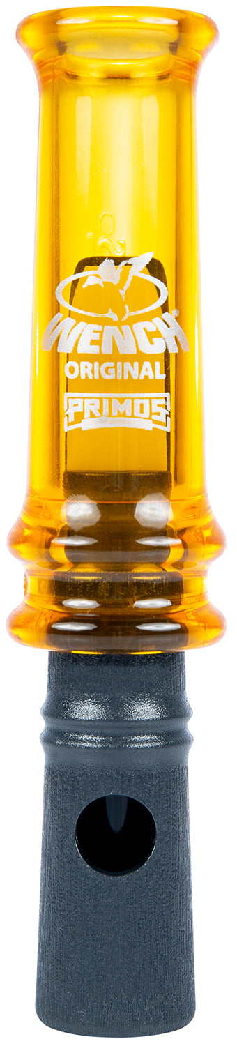 Primos Wench 820 Open Duck Call - Patented Reed Relocation System, Yellow