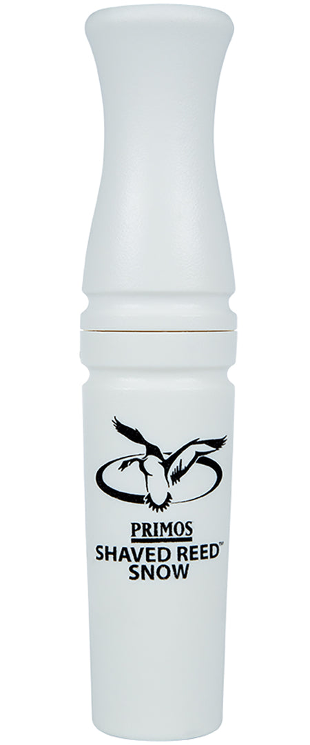Primos Shaved Reed 828 Snow Goose Open Call - High Volume, White Polycarbonate