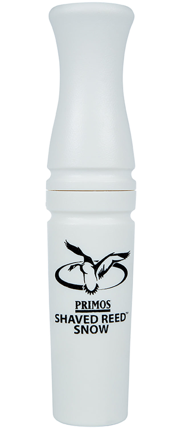 Primos Shaved Reed 828 Snow Goose Open Call - High Volume, White Polycarbonate