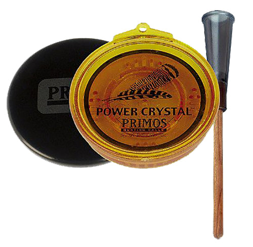 Primos Power Crystal Pot Turkey Call Crystal Surface with Hardwood Striker