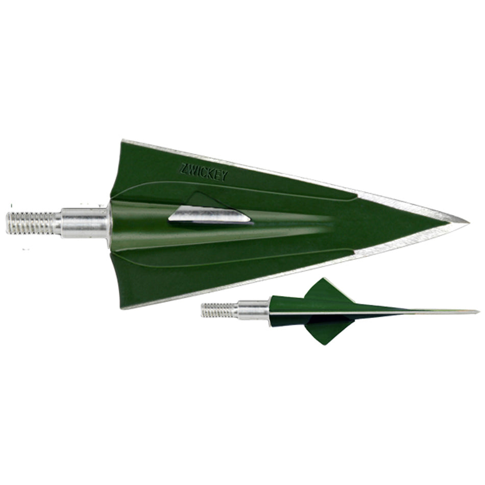 Zwickey No Mercy Screw In 4 Blade Broadheads 165 Grain 3 pk.