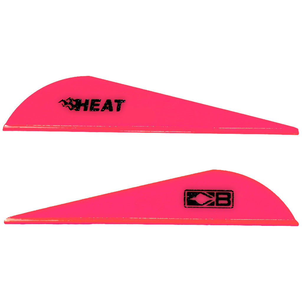 Bohning Heat Arrow Vanes Hot Pink 36-Pack - 2.5 Inch