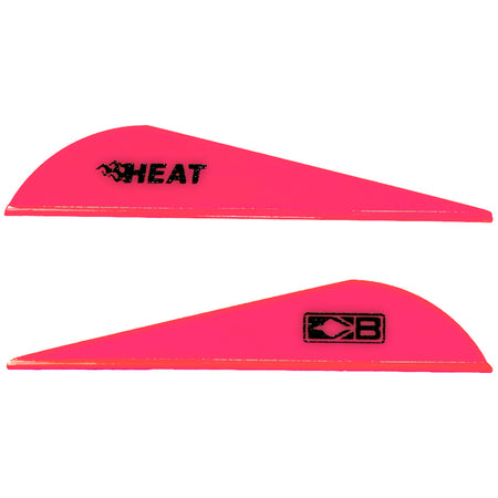 Bohning Heat Arrow Vanes Hot Pink 36-Pack - 2.5 Inch