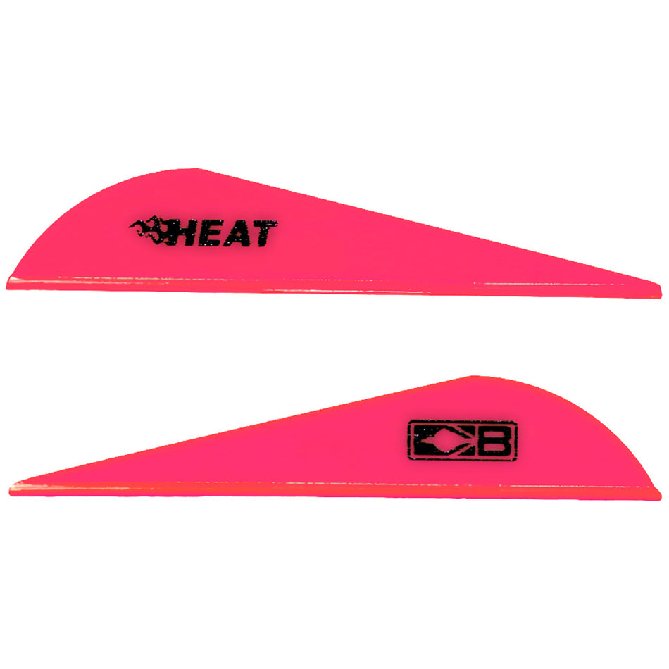 Bohning Heat Arrow Vanes Hot Pink 36-Pack - 2.5 Inch