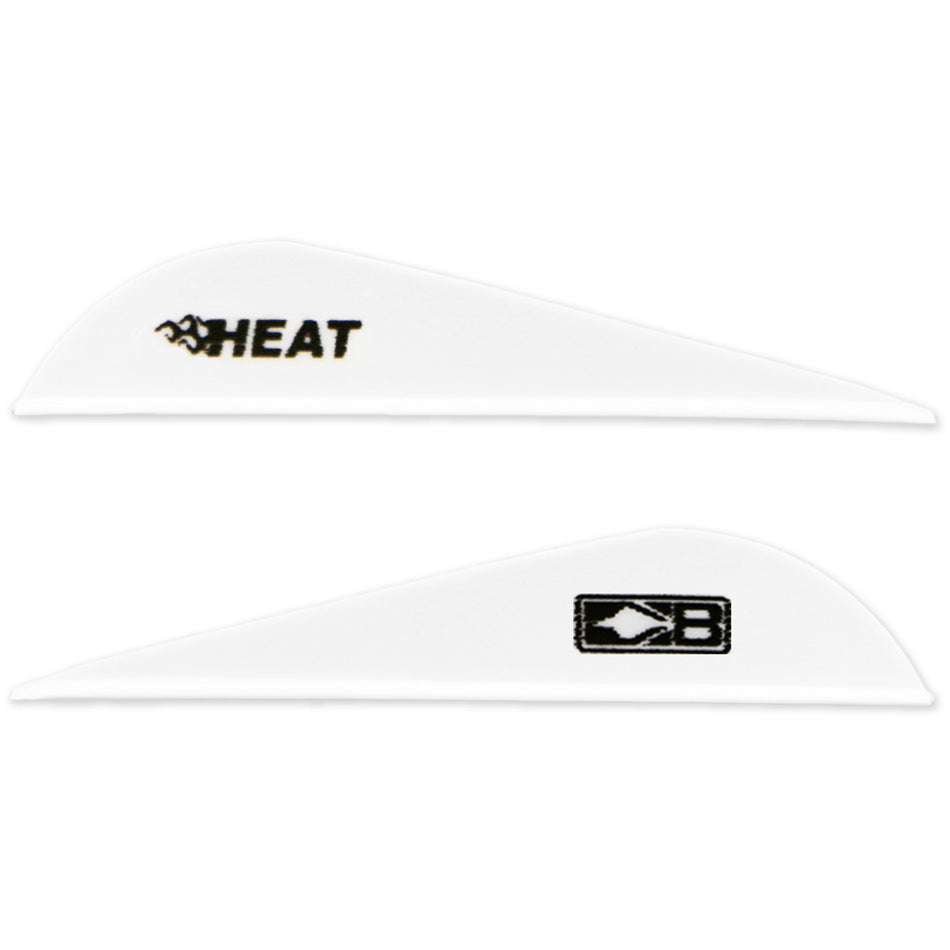Bohning Heat Arrow Vanes White 36-Pack - 2.5 Inch