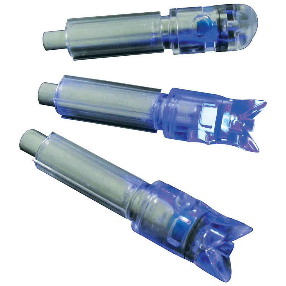 GWS Blue Lighted Crossbow Nocks 3-Pack - 30 Grain