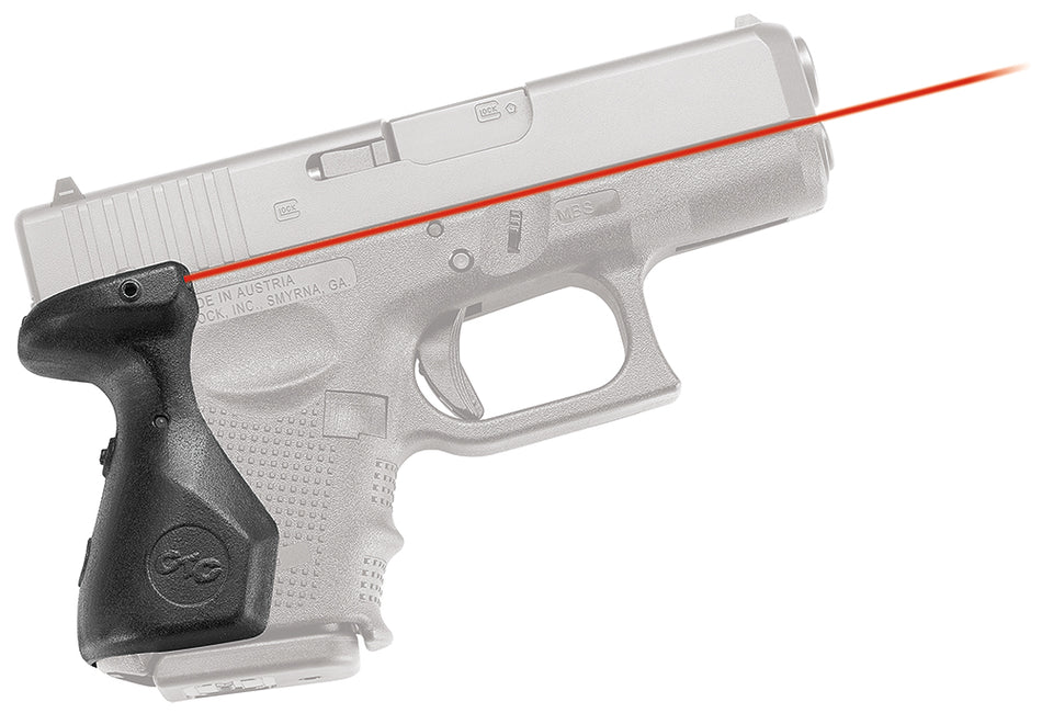 Crimson Trace 0132501 Lasergrips Red Laser Sight for Glock GEN4 Subcompact 26/27/33, Black Polymer
