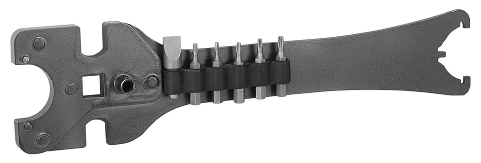 Wheeler AR-15 Armorer's Wrench with Bit Driver and Holder