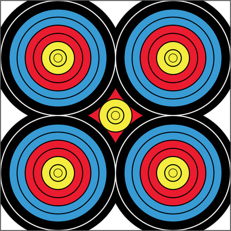 DuraMesh Archery Target Sight In 24 in x 24 in Durable