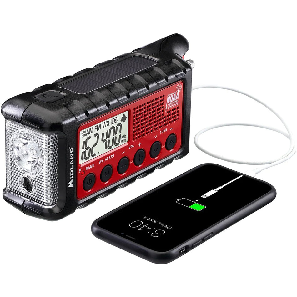 Midland ER310 Weather Alert Emergency Radio with LED Flashlight