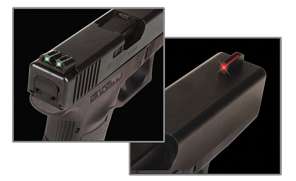 TruGlo Fiber Optic Front & Rear Iron Sight Set Kimber 1911 Red/Green