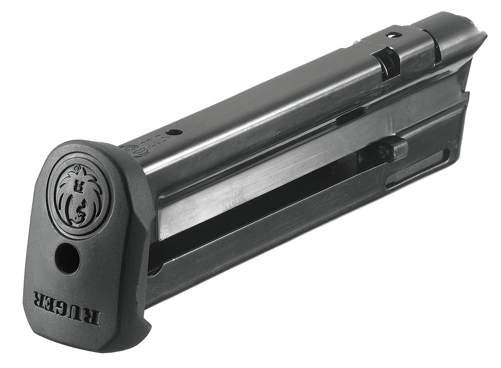 Ruger 90382 SR22 Magazine 10rd .22 LR Blued Steel with Extended & Flush Floorplates