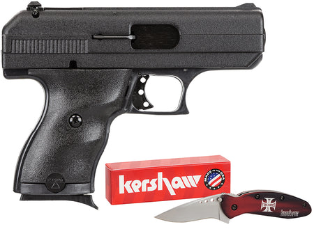 Hi-Point 916HCKNIFE C9 9mm Luger Pistol w/Knife, 8+1, Integral Compensator Barrel