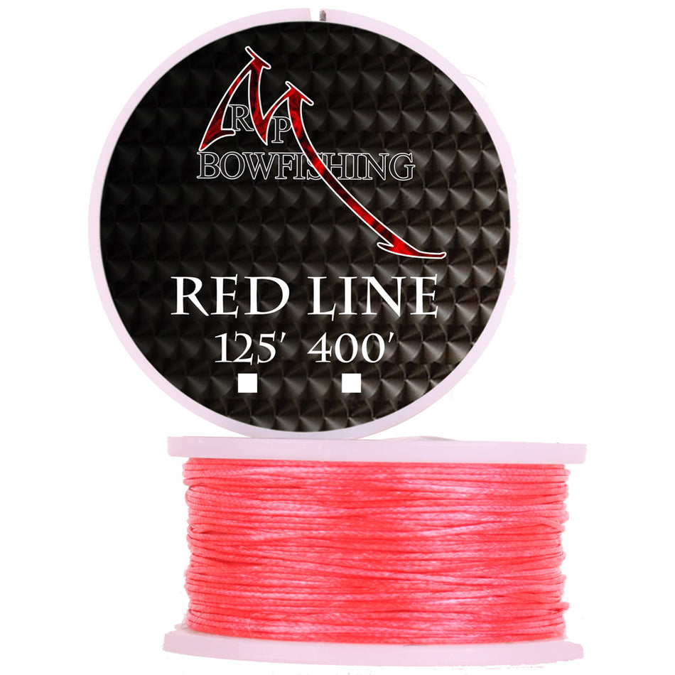 RPM Bowfishing Red Braided Line 125 ft. for Spincast Reels