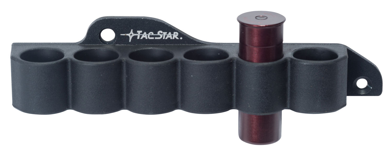 TacStar 1081210 Mossberg 500/590 12ga Slimline SideSaddle Shell Carrier 6 Round Black