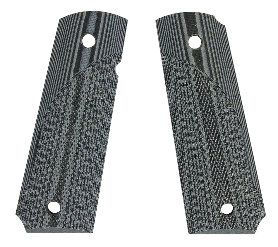 Pachmayr Tactical G10 Grip Panels 61001 Fine Checkered Black and Gray – 1911