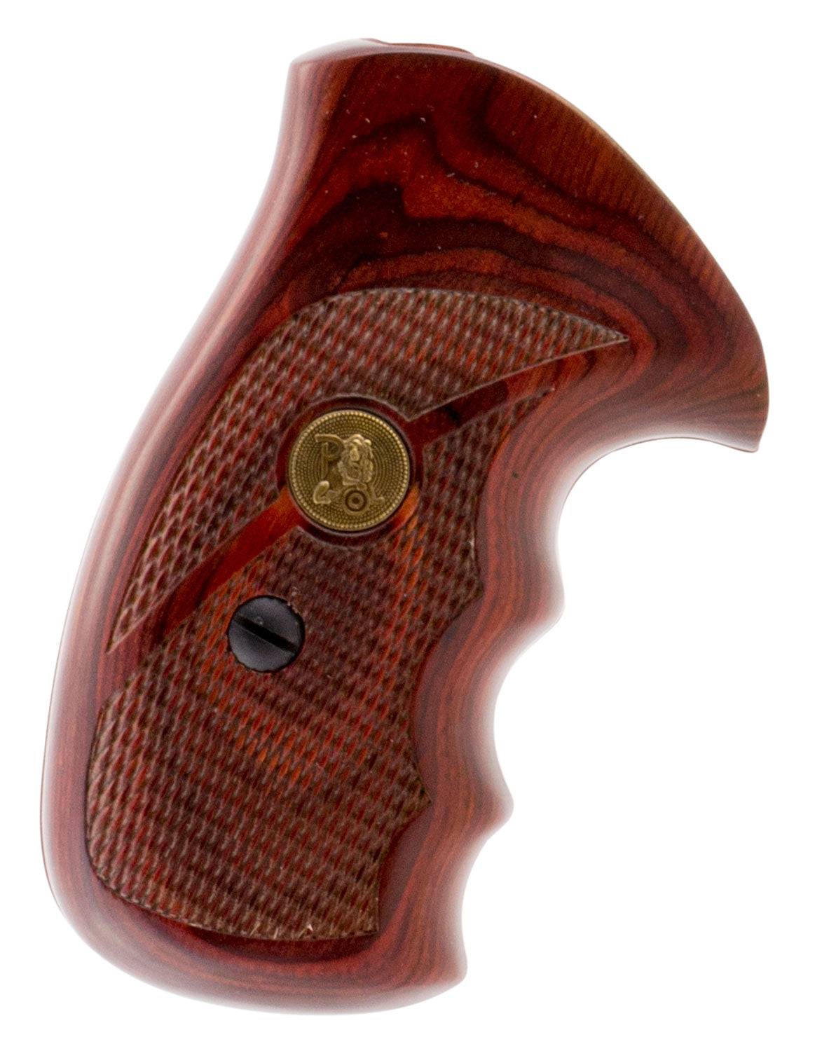 Pachmayr Renegade Grip 63020 CNC Checkered Rosewood Laminate – S&W K/L Frame Round Butt