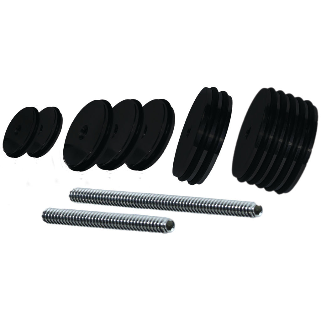 Dead Center Matte Black Stabilizer Custom Balance Weight Kit