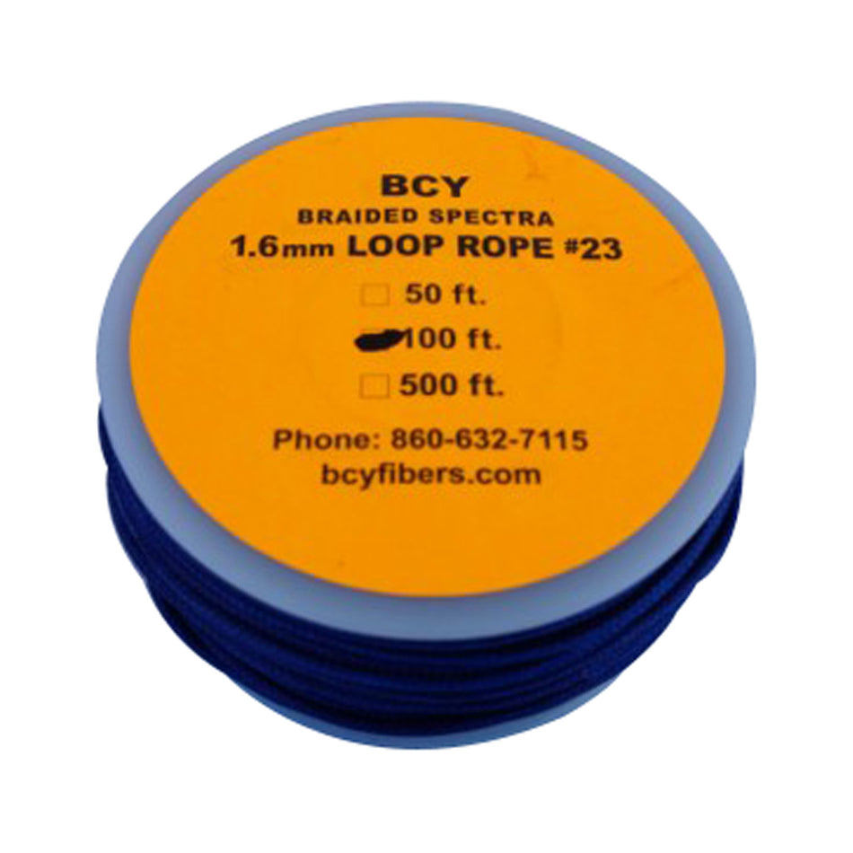 BCY 23 Blue Braided D-Loop Release Material 100 ft.