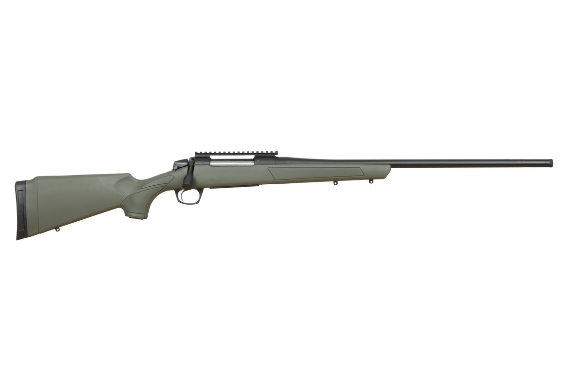 CVA CR3902G Cascade 270 Win 4+1 24" Black Cerakote Steel Threaded Barrel, Black Cerakote Receiver, OD Green Synthetic Stock