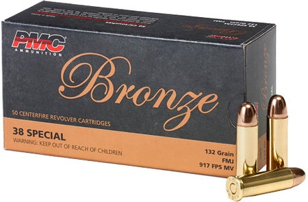 PMC Bronze 38 Special 132 gr Full Metal Jacket (FMJ)