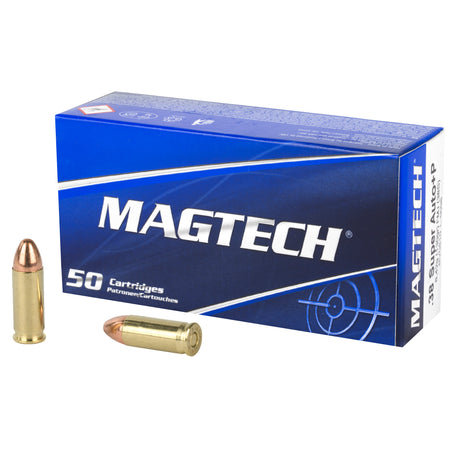 Magtech .38 Super 38S Sport Shooting Range/Training +P Full Metal Jacket FMJ 130 Grain