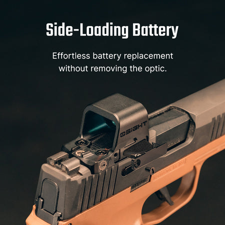 Osight K Red Dot Sight 6 MOA Dot RMSc Footprint with Side-Loading Battery