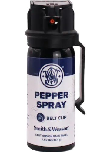 SMITH & WESSON PEPPER SPRAY BELT CLIP 1.59OZ
