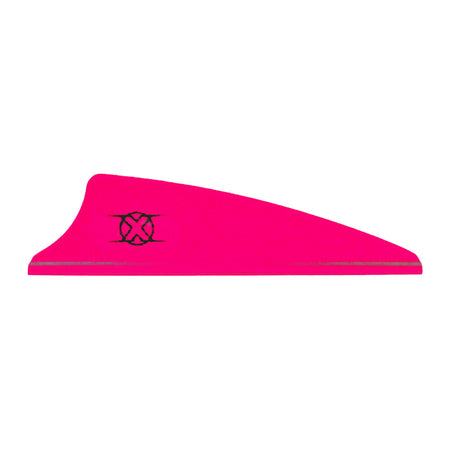 Bohning 1.75 in. Shield Cut X Vanes Hot Pink 100 pk.