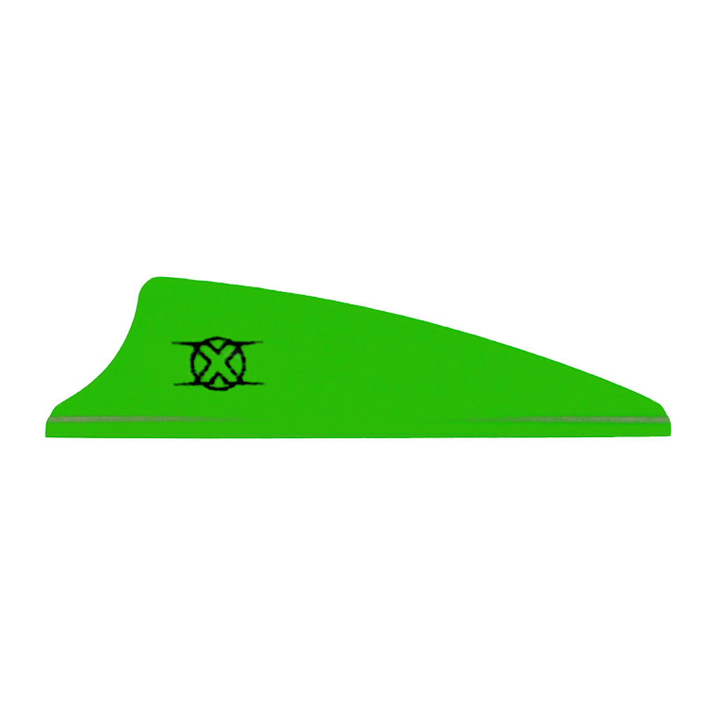 Bohning 1.75 in. Shield Cut X Vanes Neon Green 100 pk.