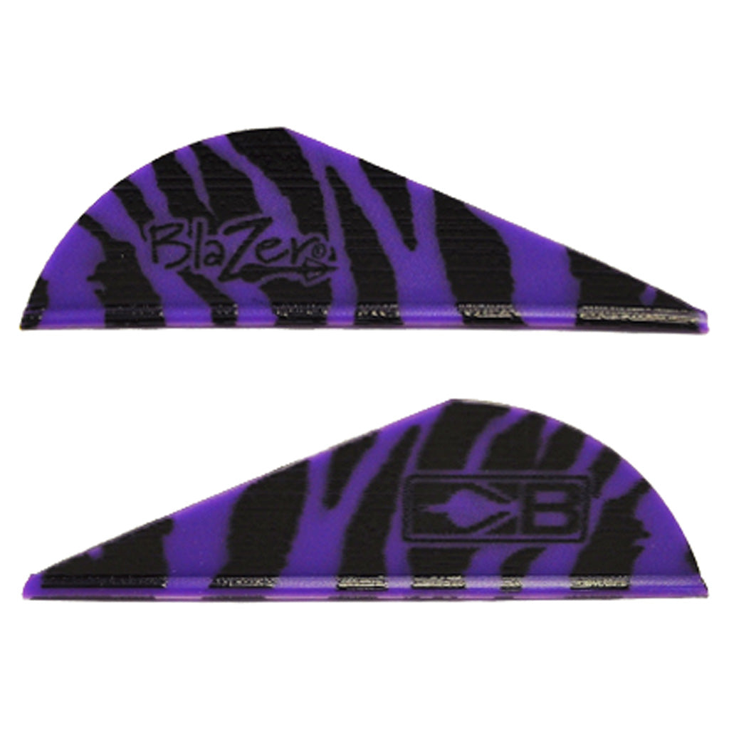 Bohning Purple Tiger Blazer Arrow Vanes 36 pk.