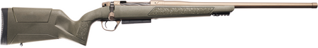 Christensen Arms Evoke .308 Win Bolt-Action Rifle, 20" Threaded Barrel, Burnt Bronze Cerakote, OD Green Stock