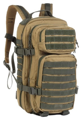 Red Rock Coyote/Olive Rebel Assault MOLLE Backpack
