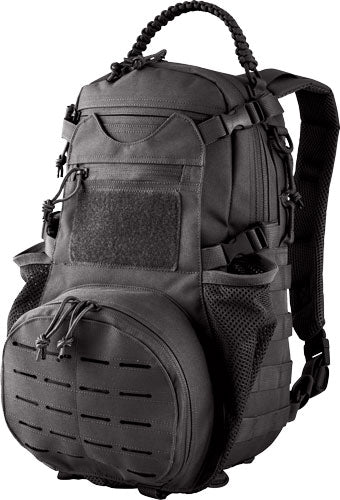 Red Rock Outdoor Ambush Pack in Black - Collapsible Mesh Pocket