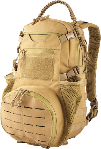 Red Rock Outdoor Ambush Pack Coyote - Collapsible Mesh Pocket