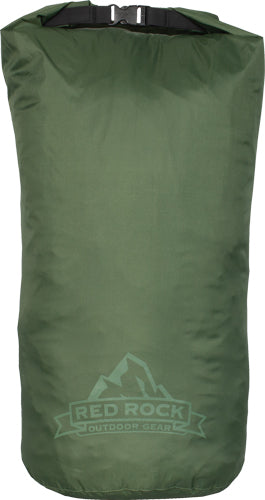 RED ROCK ROLL TOP DRY BAG 25 LITER WATERPROOF OD GREEN