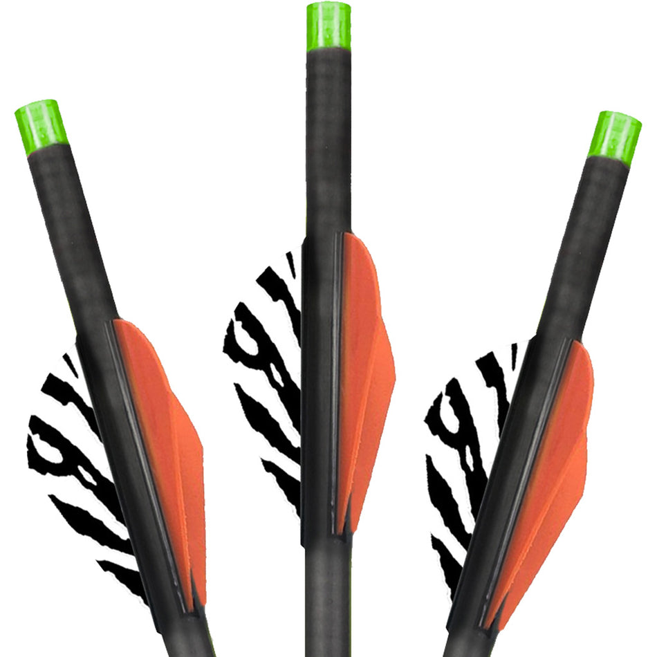 Lumenok 22 in. Carbon Crossbow Bolts Green Moon Lighted Nocks 3 pk.