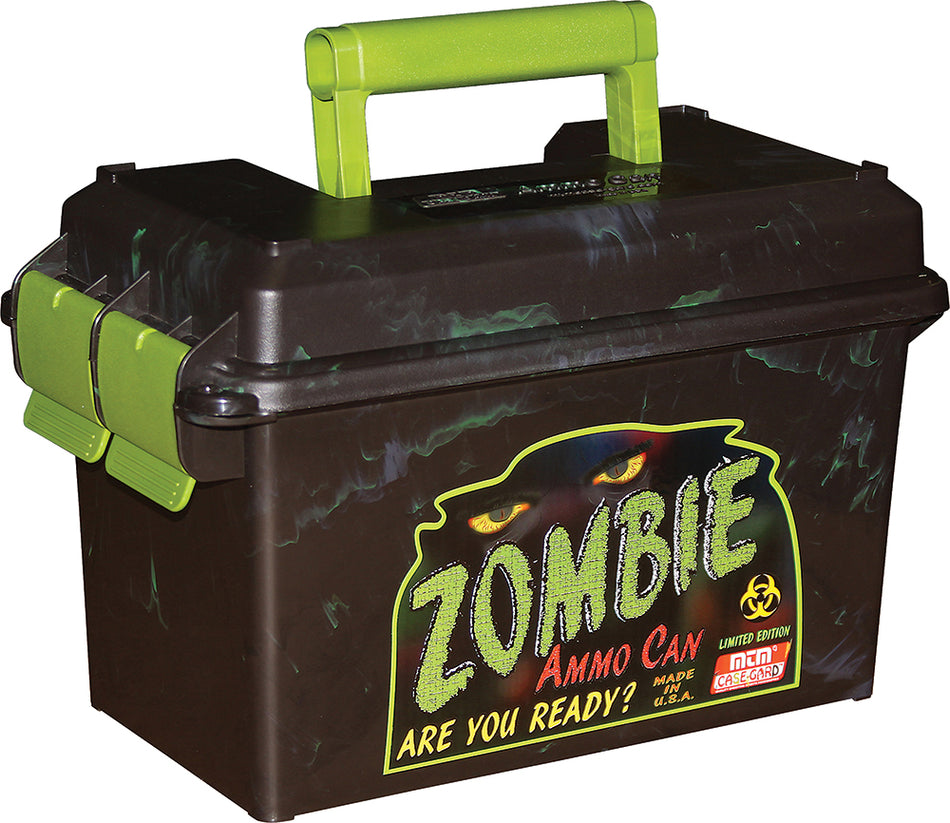 MTM Case-Gard AC50Z Zombie Green Accent 50 Cal Ammo Storage Can Polypropylene
