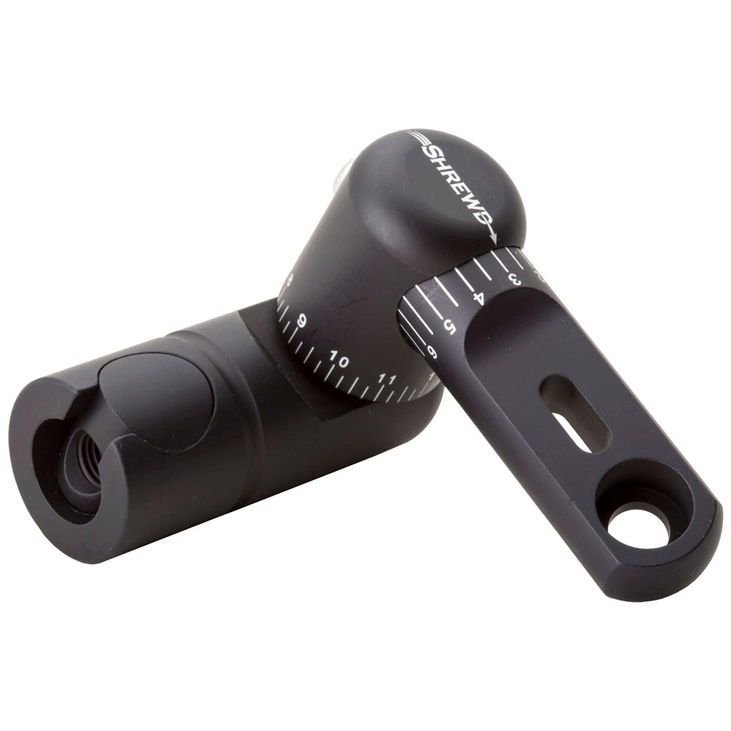 Shrewd Adjustable V-Bar Side Bar Mount with Quick Disconnect - Matte Black