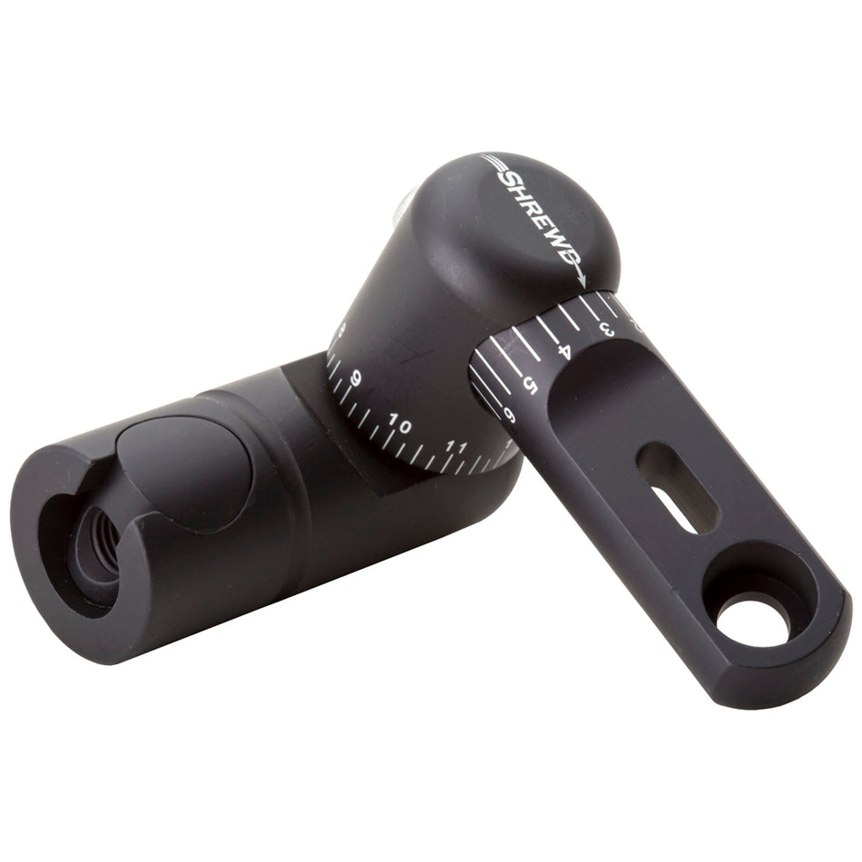 Shrewd Adjustable V-Bar Side Bar Mount with Quick Disconnect - Matte Black