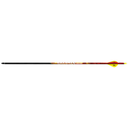 Black Eagle Spartan 400 Arrows .001 Straightness Blazer Vanes Pack of 6