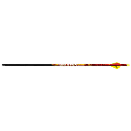 Black Eagle Spartan 500 Arrows .001 Straightness Blazer Vanes Pack of 6