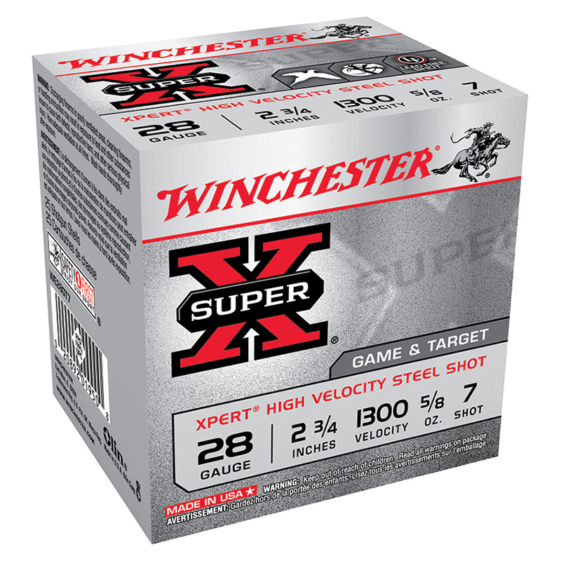 Winchester 28 Gauge Shotgun Shells  #7 5/8 oz 2.75 in