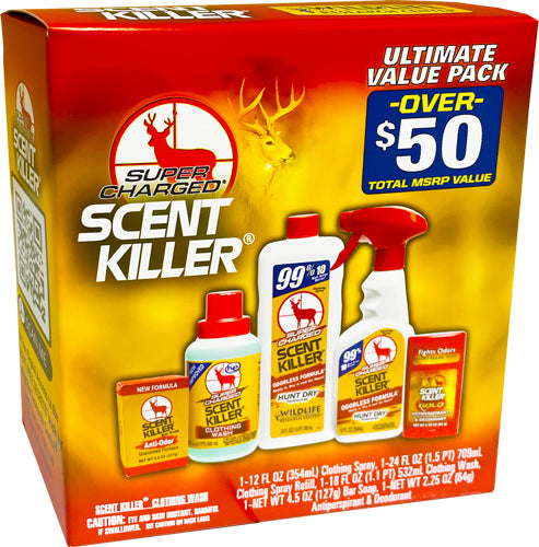 WRC Personal Care Scent Killer Super Charged Combo Kit