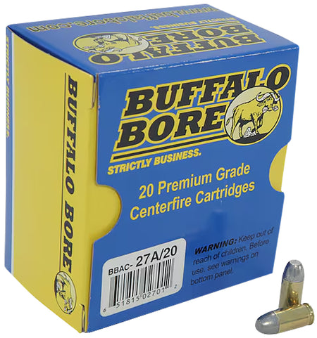 Buffalo Bore .380 ACP/Auto 27A20 Personal Defense Hard Cast Flat Nose 100 Grain