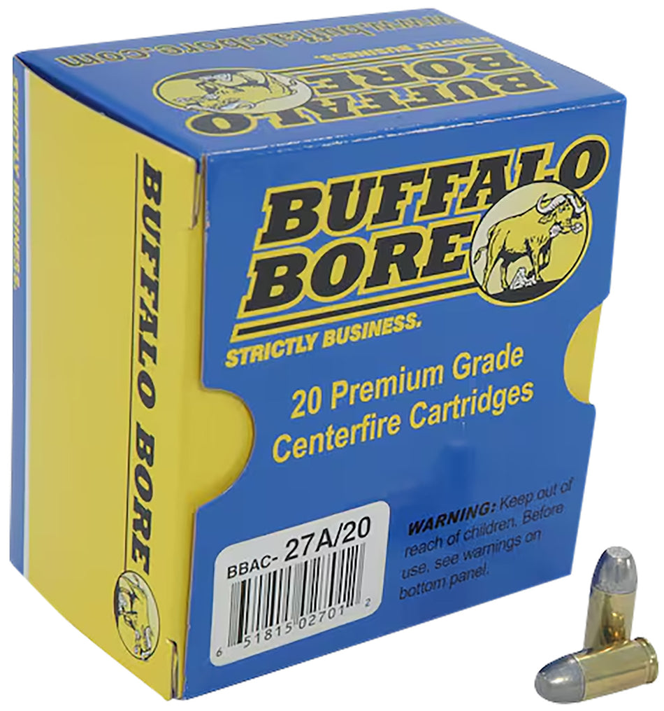 Buffalo Bore .380 ACP/Auto 27A20 Personal Defense Hard Cast Flat Nose 100 Grain