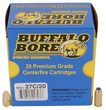 Buffalo Bore .380 ACP/Auto 27C20 Personal Defense Jacketed Hollow Point JHP 90 Grain