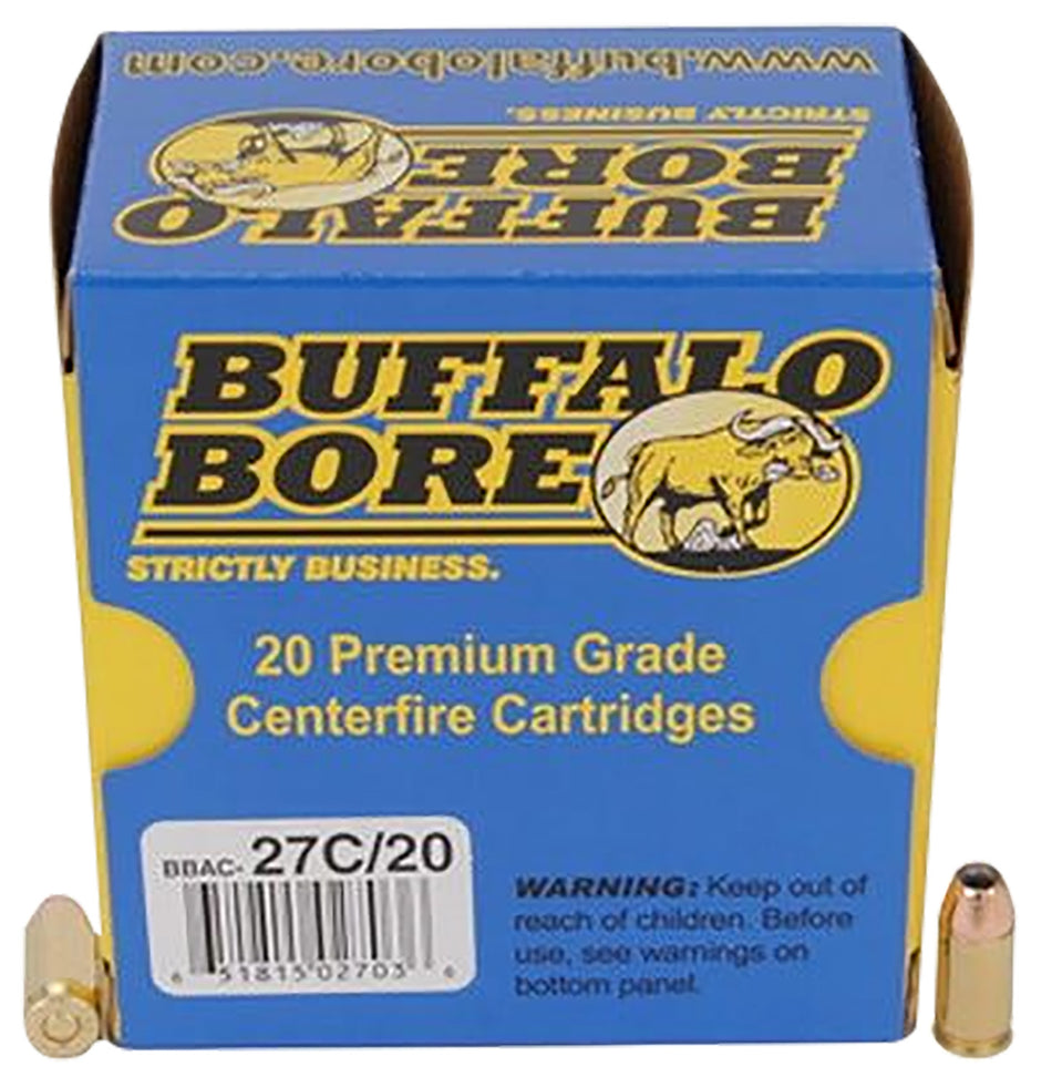 Buffalo Bore .380 ACP/Auto 27C20 Personal Defense Jacketed Hollow Point JHP 90 Grain