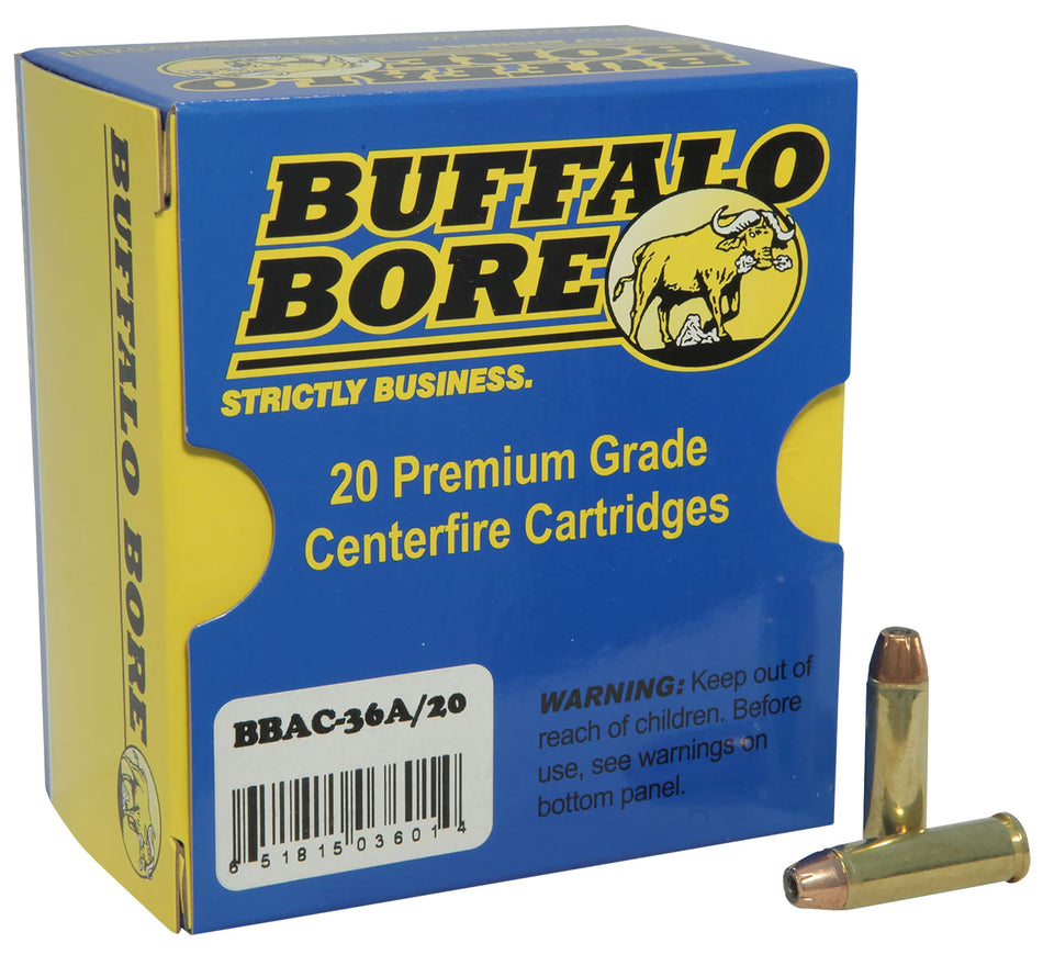 Buffalo Bore .35 Remington 17A20 Heavy Semi-Jacketed Flat Point 220 Grain