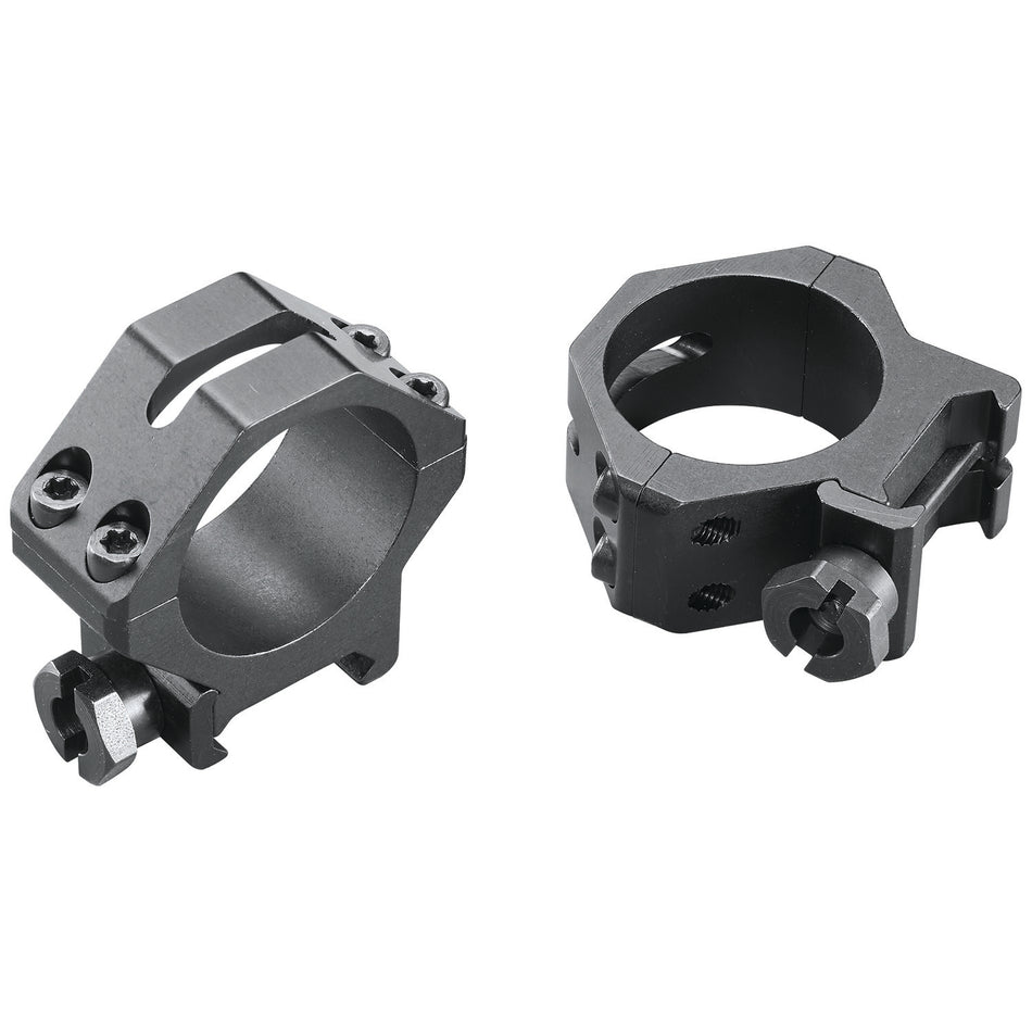 Weaver Mounts 48364 Skeleton Rings 30mm Low Matte Black Four-Hole